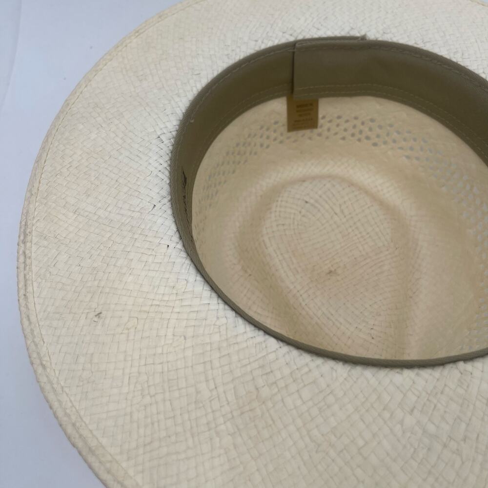 PENDLETON Straw Hat Medium Panama Style Vintage M… - image 5